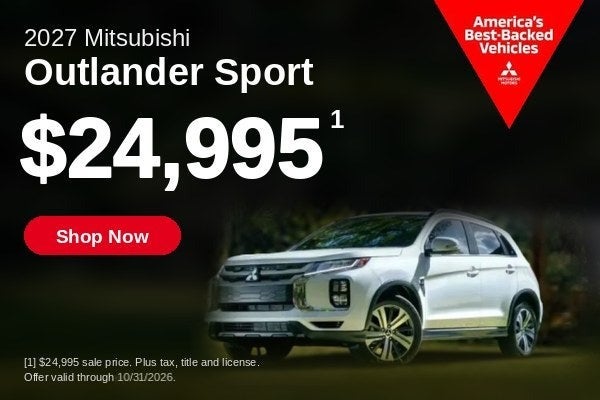 2027 Mitsubishi Outlander Sport $24,995